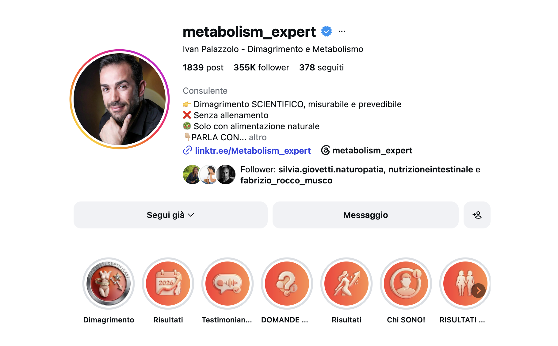 Profilo Instagram Ivan Palazzolo