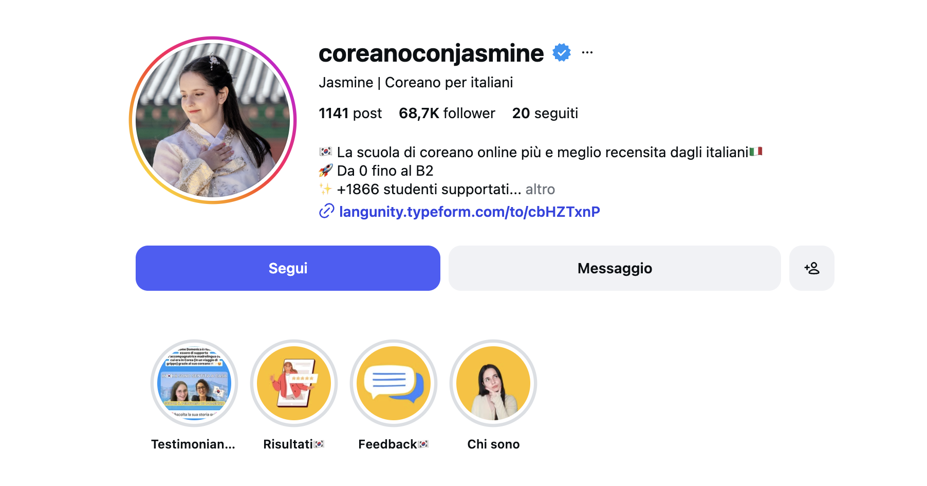 Coreano con Jasmine